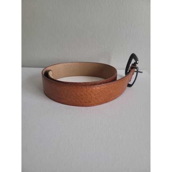 Ginnie Johansen Brown Leather Belt Sz 26S Western Rodeo Cowgirl main image 6